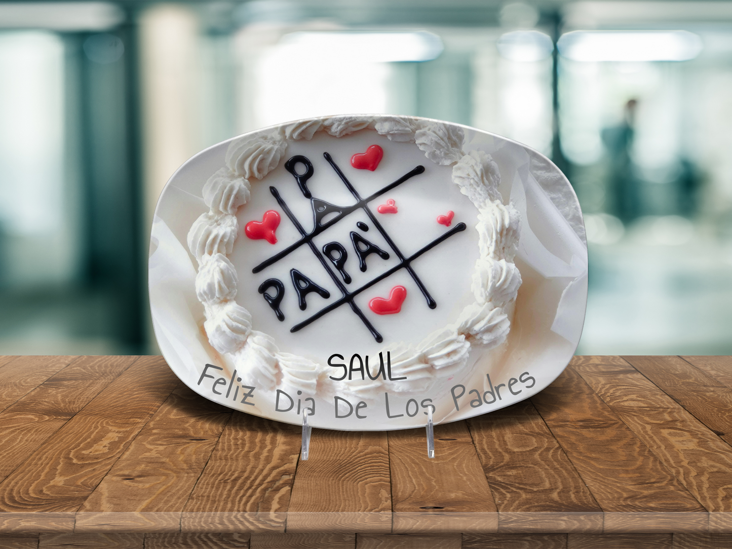 TTT Papa Name Platter