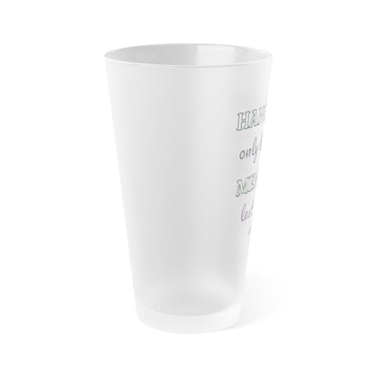 Hangover Memories Frosted Pint Glass, 16oz