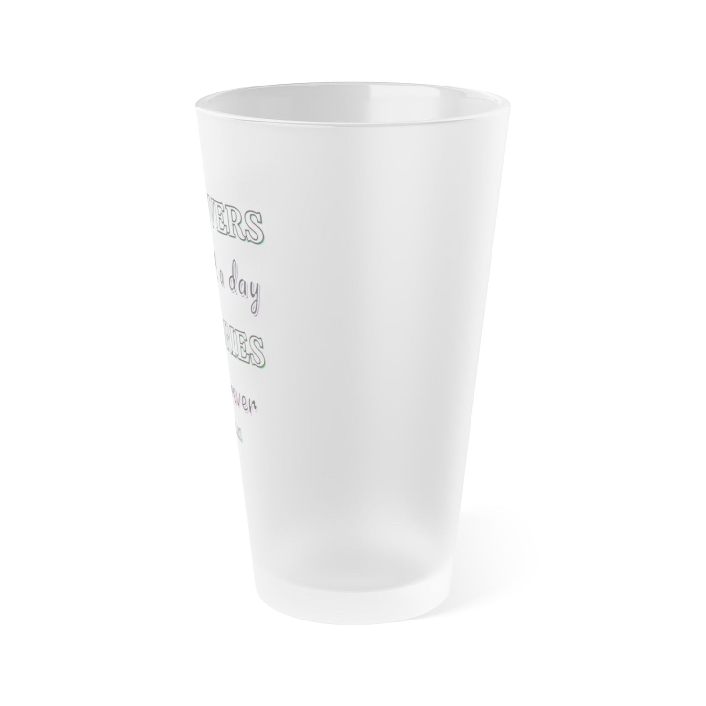 Hangover Memories Frosted Pint Glass, 16oz