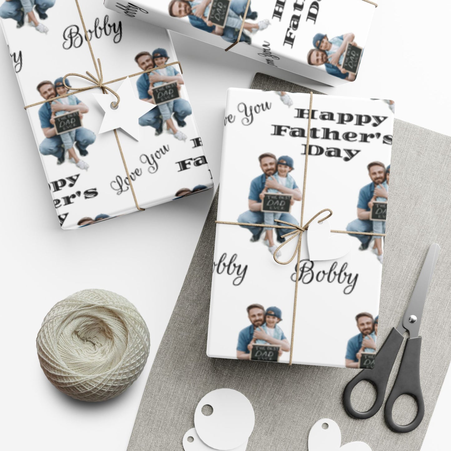 Father's Day Gift Wrap Paper