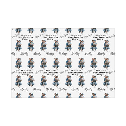 Father's Day Gift Wrap Paper