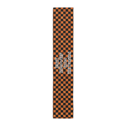 Glitter "Look" Design Happy Halloween Name Table Runner (Cotton, Poly)