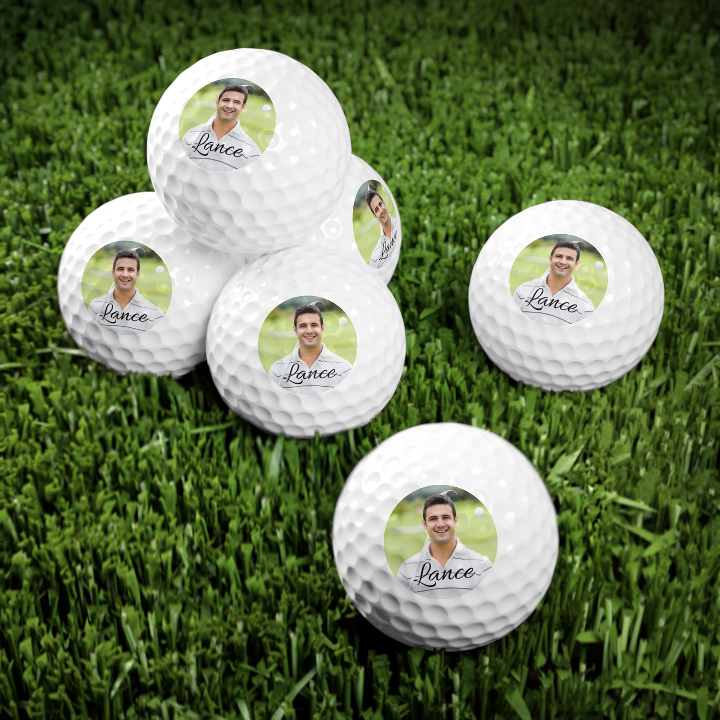 Photo Name Golf Balls, 6pcs