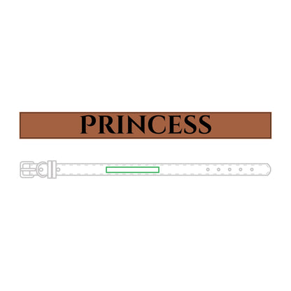 Name Leather Pet Collar (Engraving)