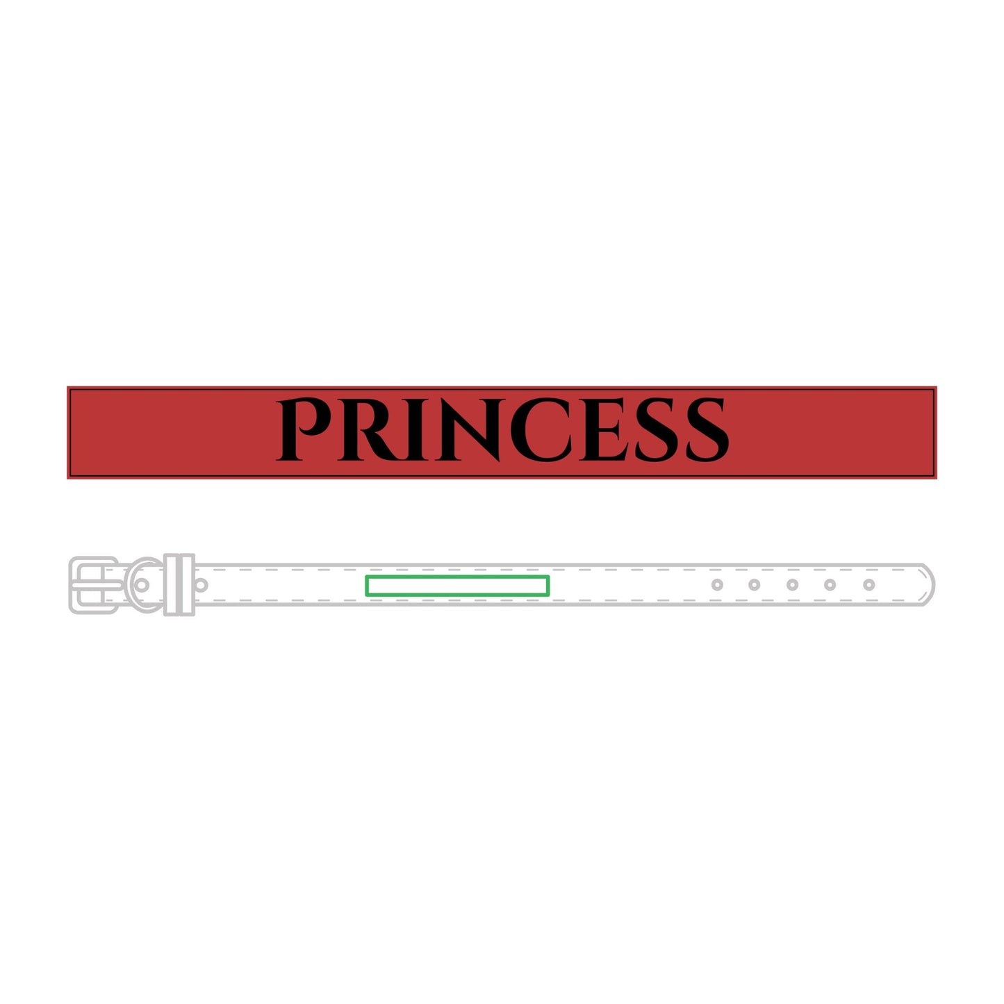 Name Leather Pet Collar (Engraving)
