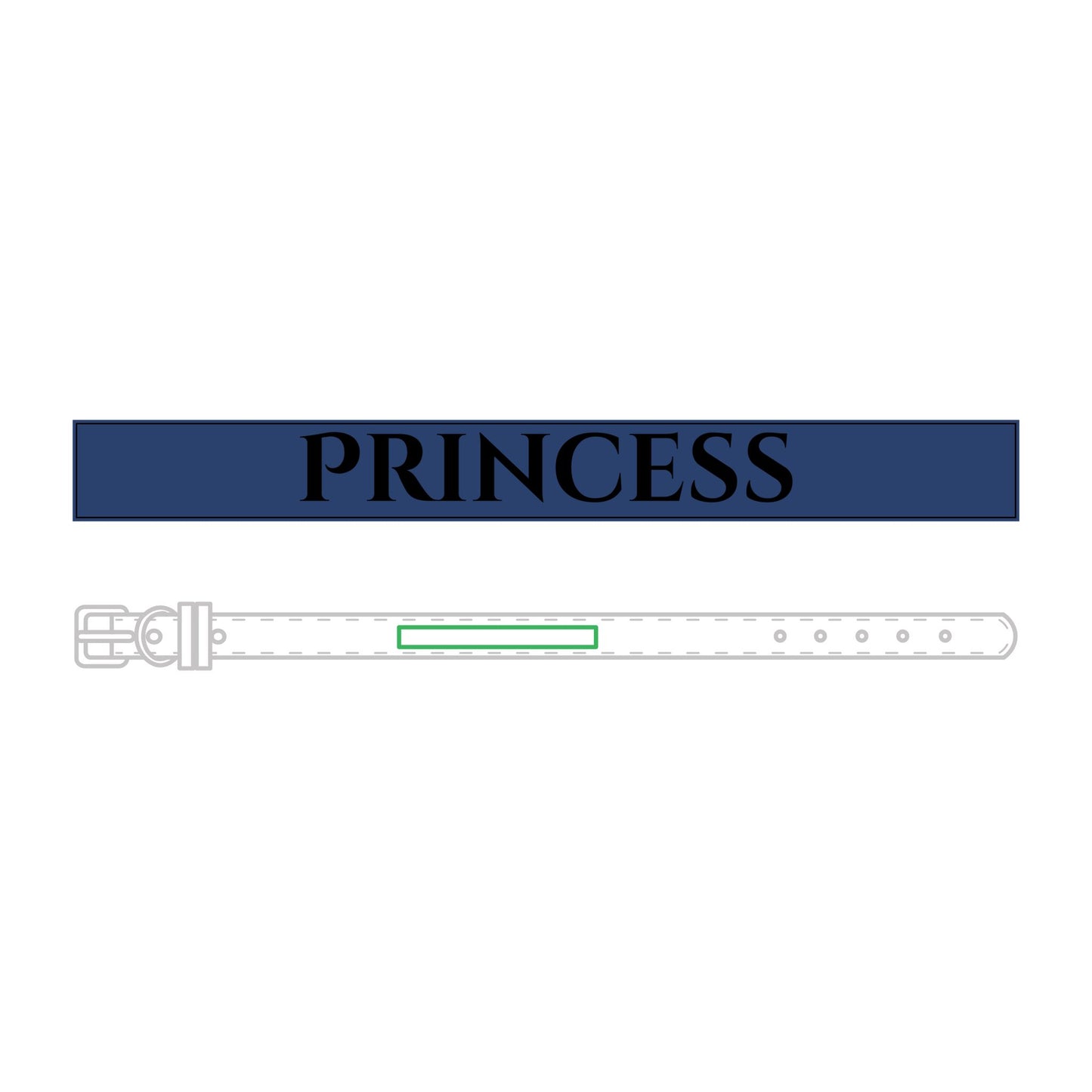 Name Leather Pet Collar (Engraving)