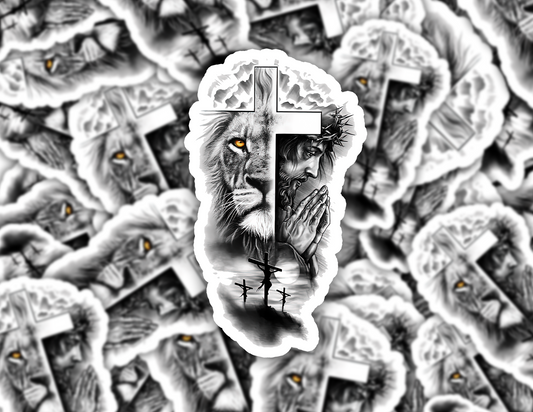 Cross Lion God