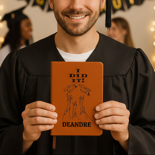 Grad Party Guest Advice Premium Engraved Journal (A5)