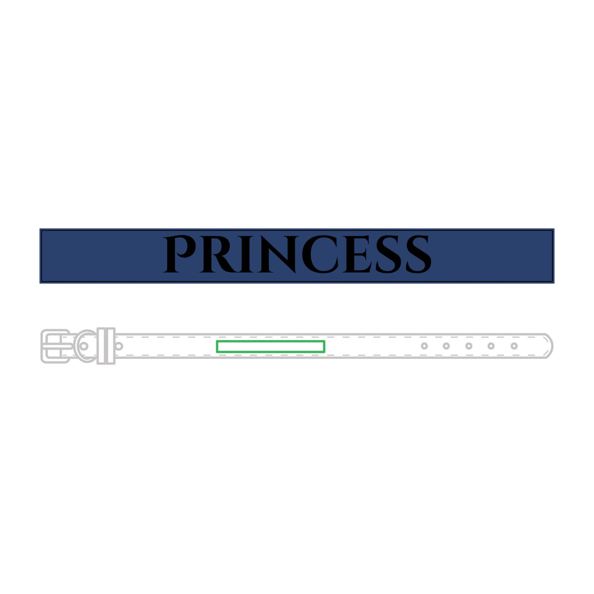 Name Leather Pet Collar (Engraving)
