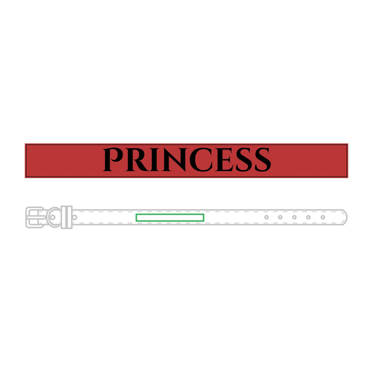 Name Leather Pet Collar (Engraving)