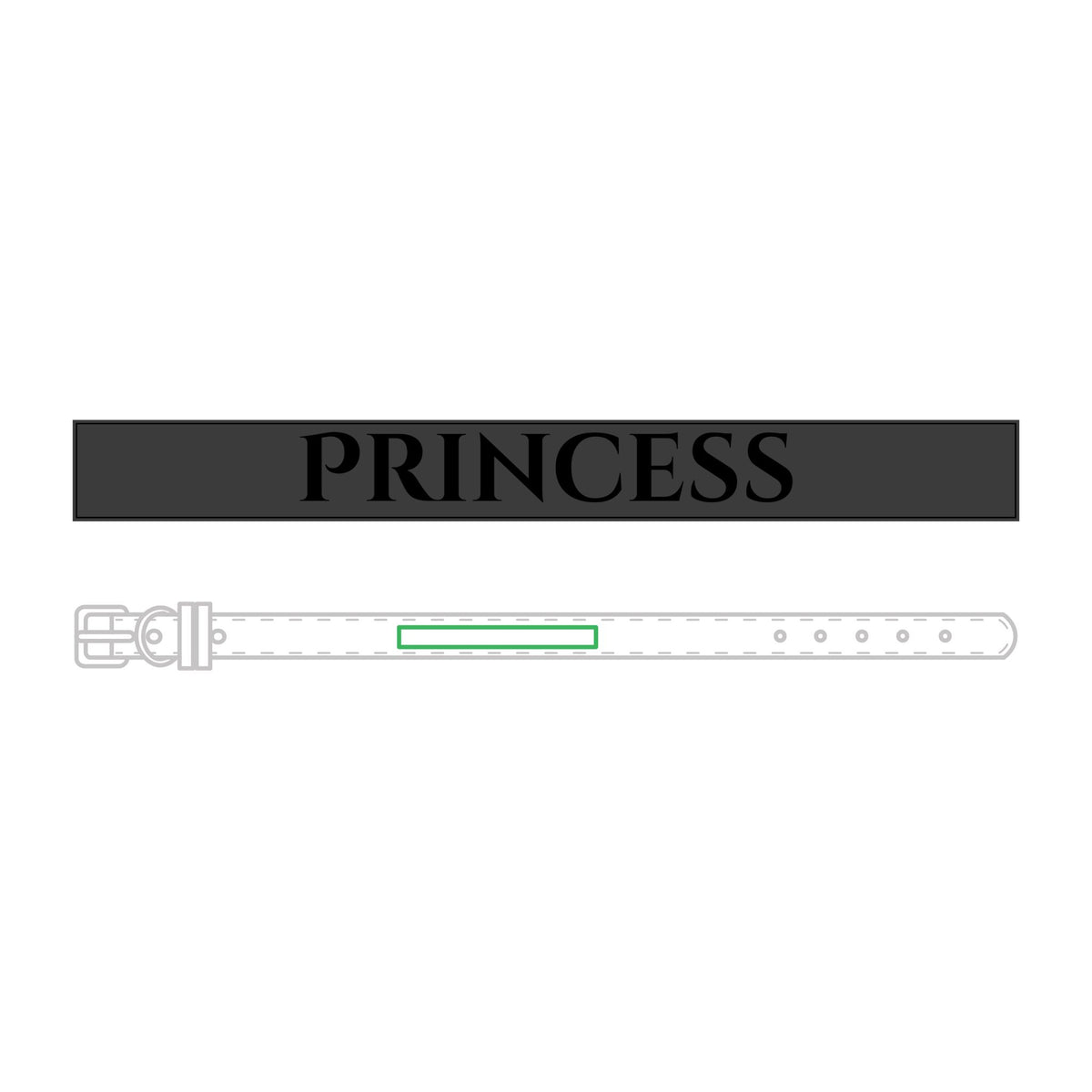 Name Leather Pet Collar (Engraving)