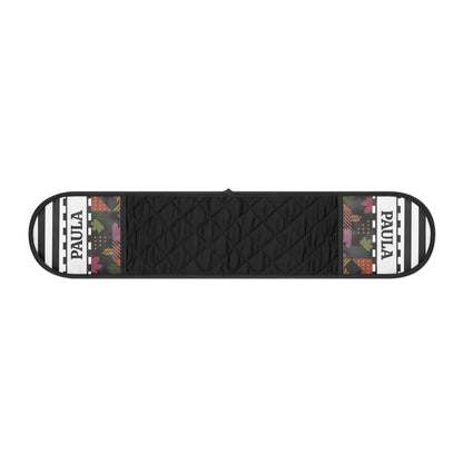Stripe Fall Name Oven Mitts