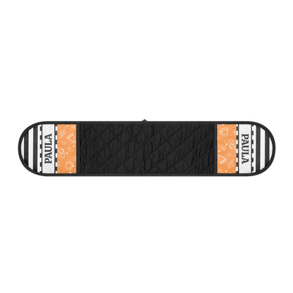 Stripe Fall Name Oven Mitts