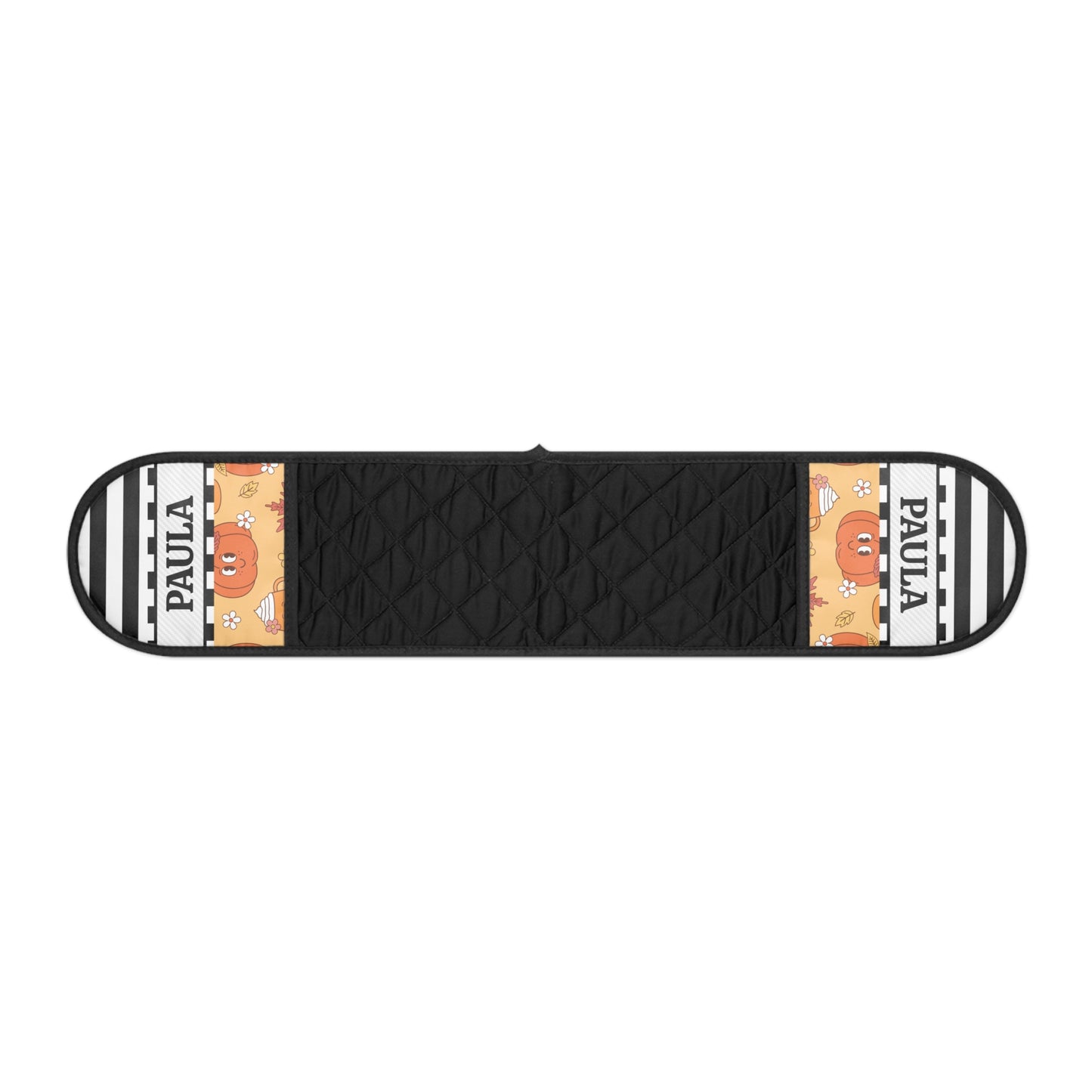 Stripe Fall Name Oven Mitts