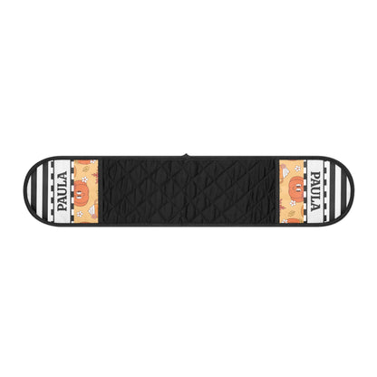 Stripe Fall Name Oven Mitts