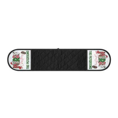 Merry Christmas Name Oven Mitts