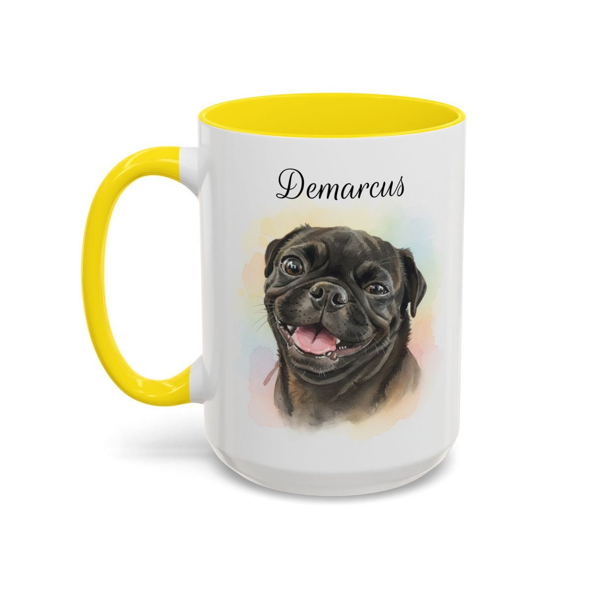 Pet Watercolor Accent Coffee Mug (11, 15oz)