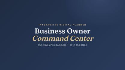 Business Owner Command Center