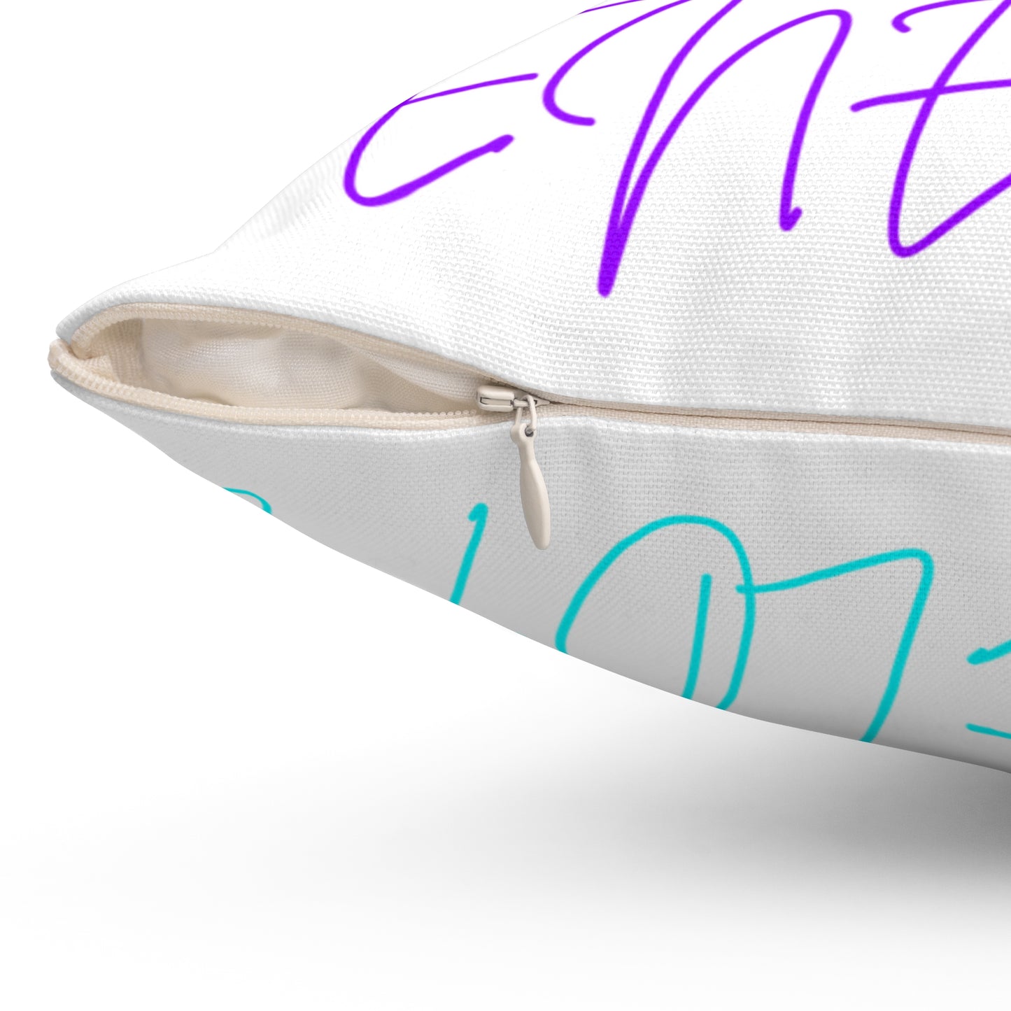 Bright Names Spun Polyester Square Pillow