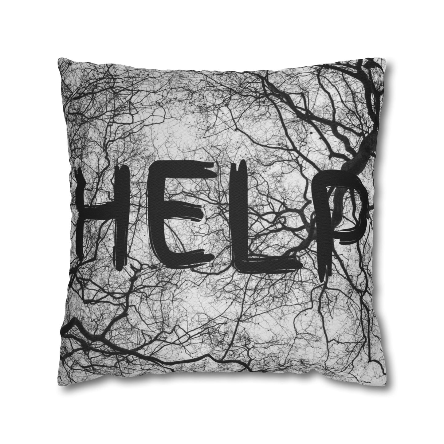 Help Branches / Name Faux Suede Square Pillowcase