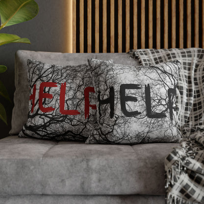 Help Branches / Name Faux Suede Square Pillowcase