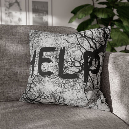 Help Branches / Name Faux Suede Square Pillowcase