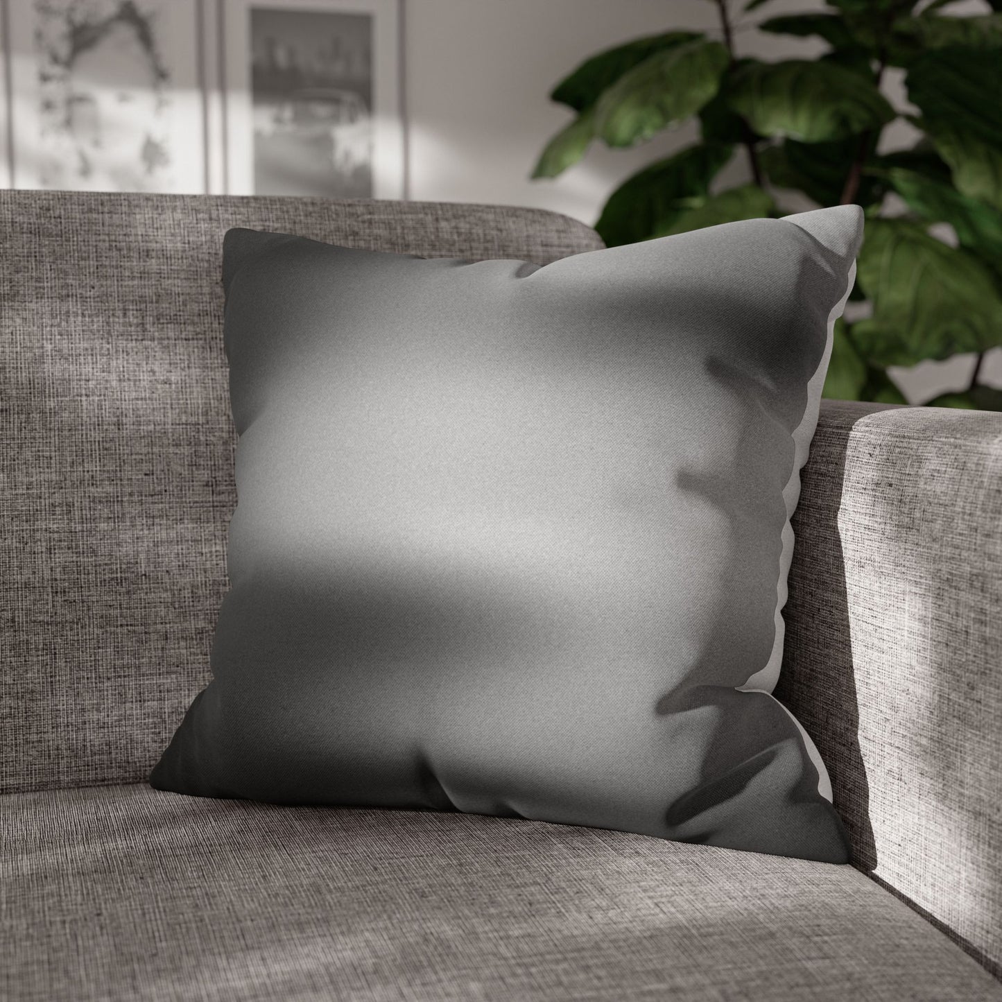 Help Face / Name Faux Suede Square Pillowcase