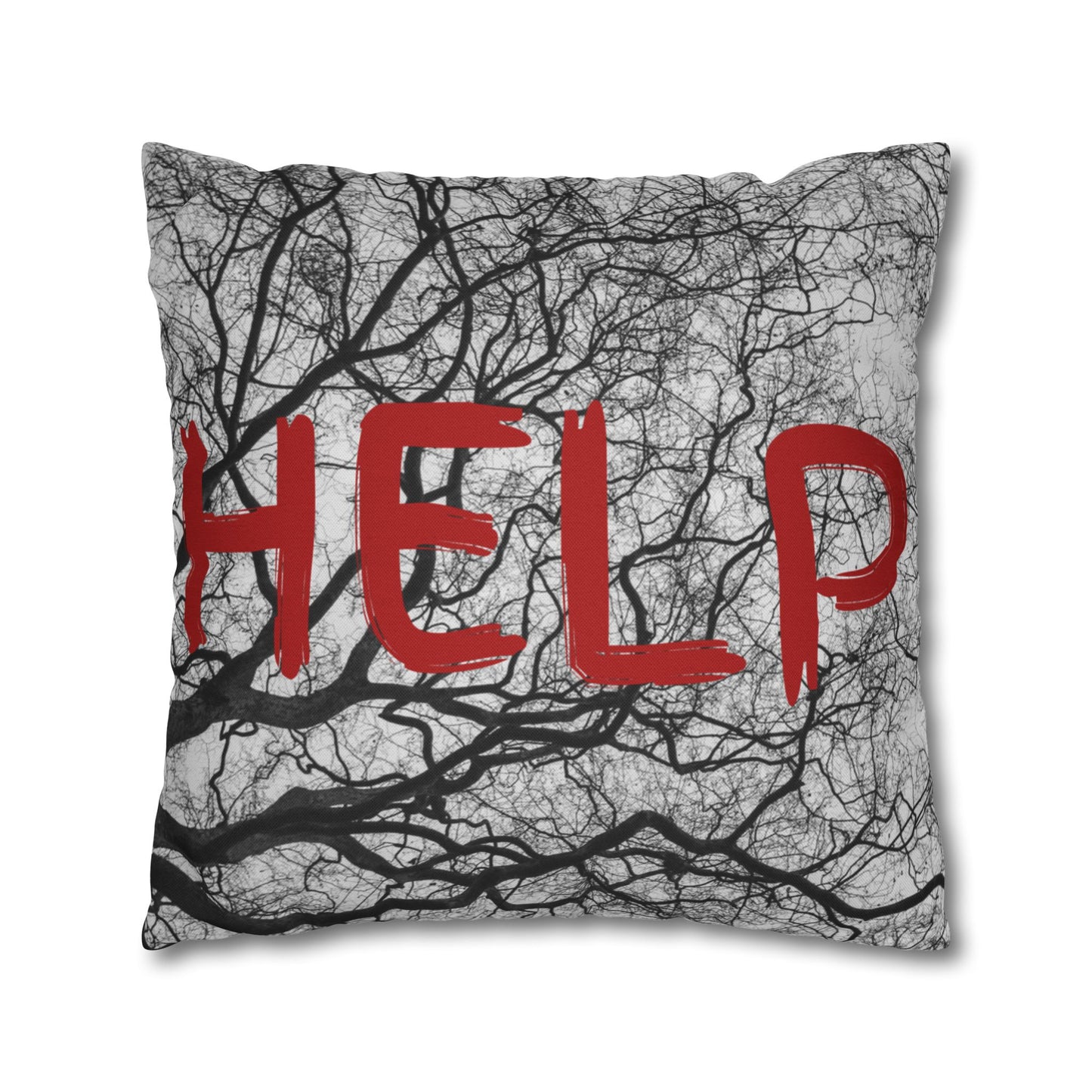 Help Branches / Name Faux Suede Square Pillowcase