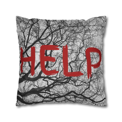 Help Branches / Name Faux Suede Square Pillowcase