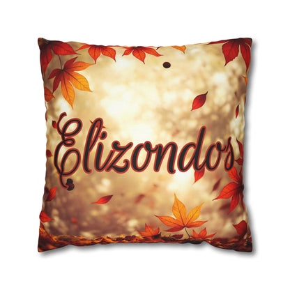 Fall Leaves Name Square Pillow/Case