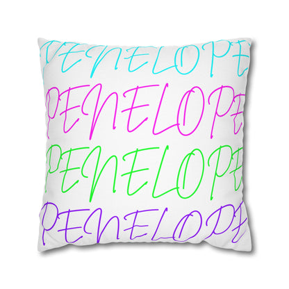 Bright Names Spun Polyester Square Pillow