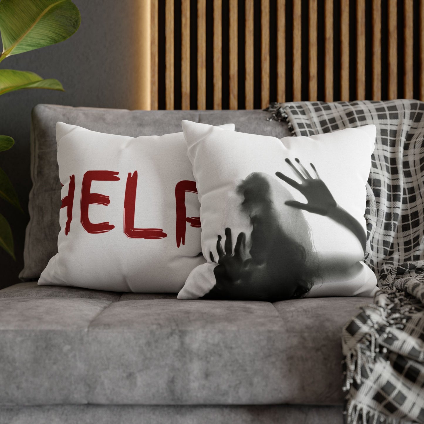 Help / Name Girl Square Pillow/Case