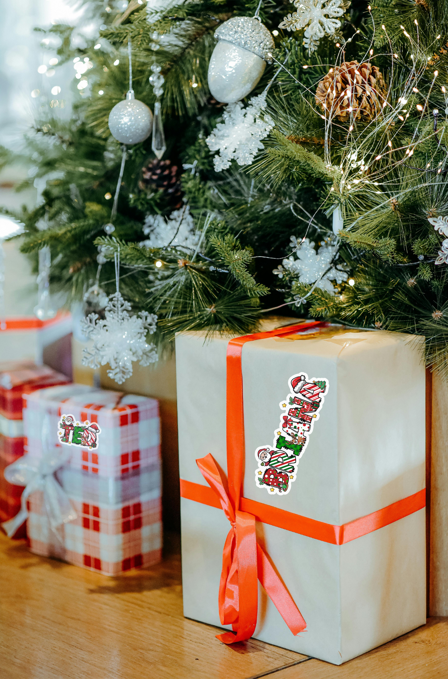 Christmas Name Sticker