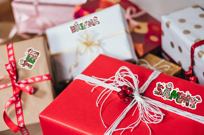 Christmas Name Sticker