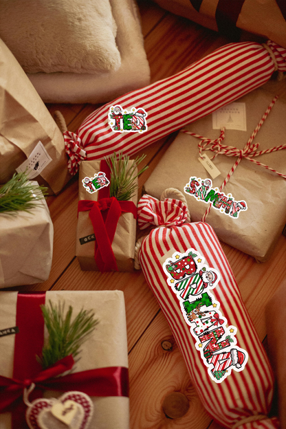 Christmas Name Sticker