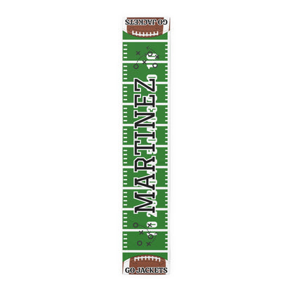 Football Field Name Table Runner (Cotton, Poly)