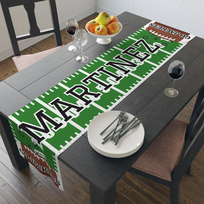 Football Field Name Table Runner (Cotton, Poly)