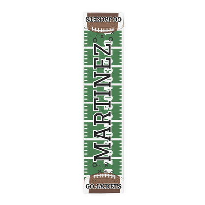 Football Field Name Table Runner (Cotton, Poly)