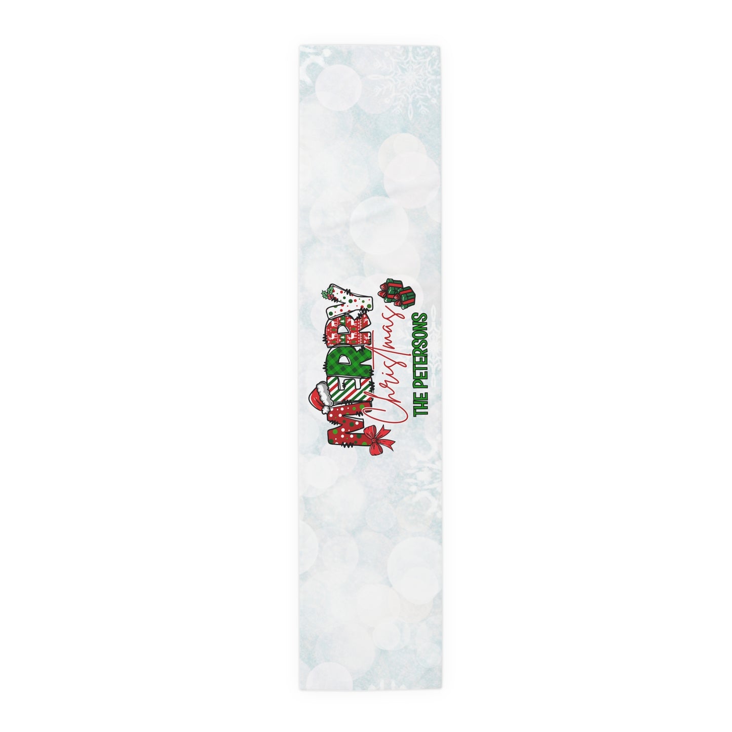 Merry Christmas Table Runner (Cotton, Poly)