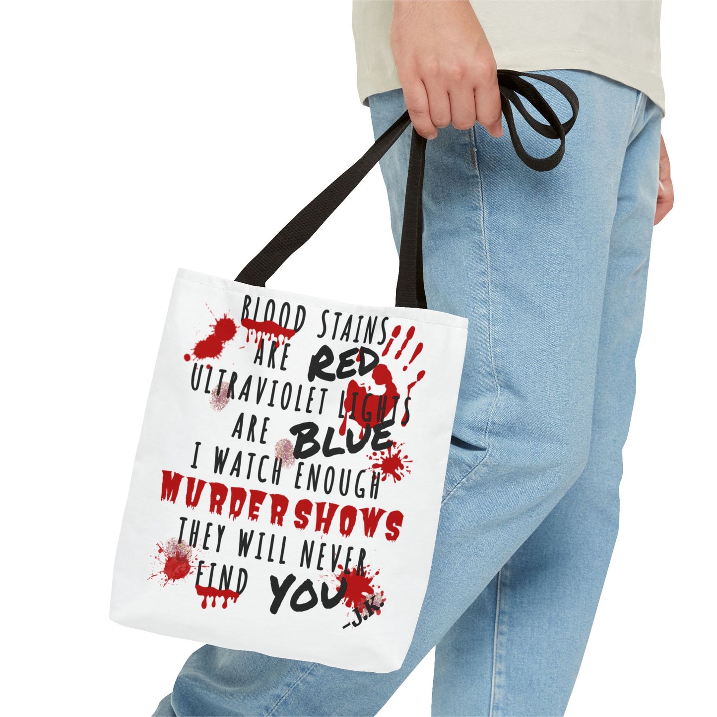Red Blue You Tote Bag