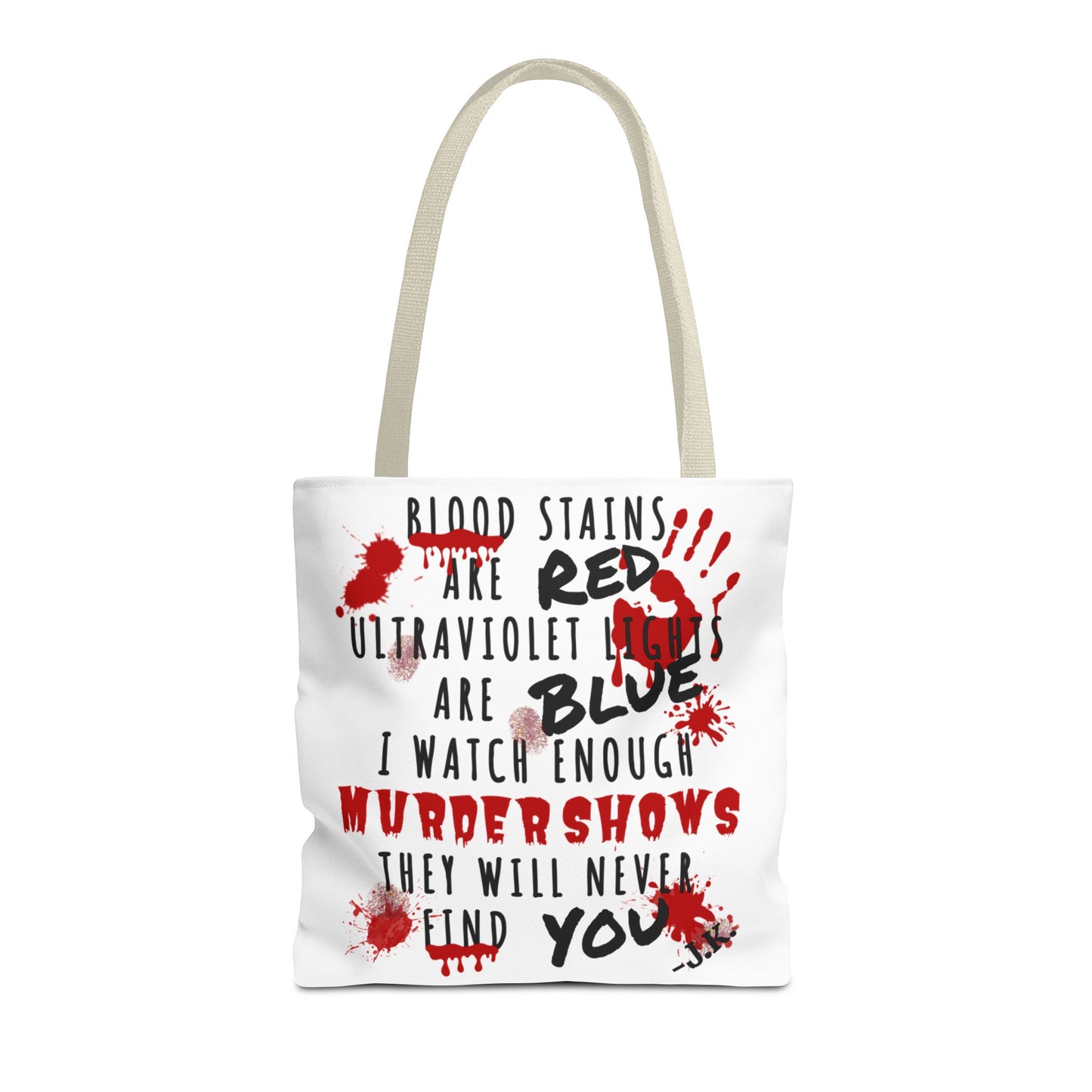 Red Blue You Tote Bag