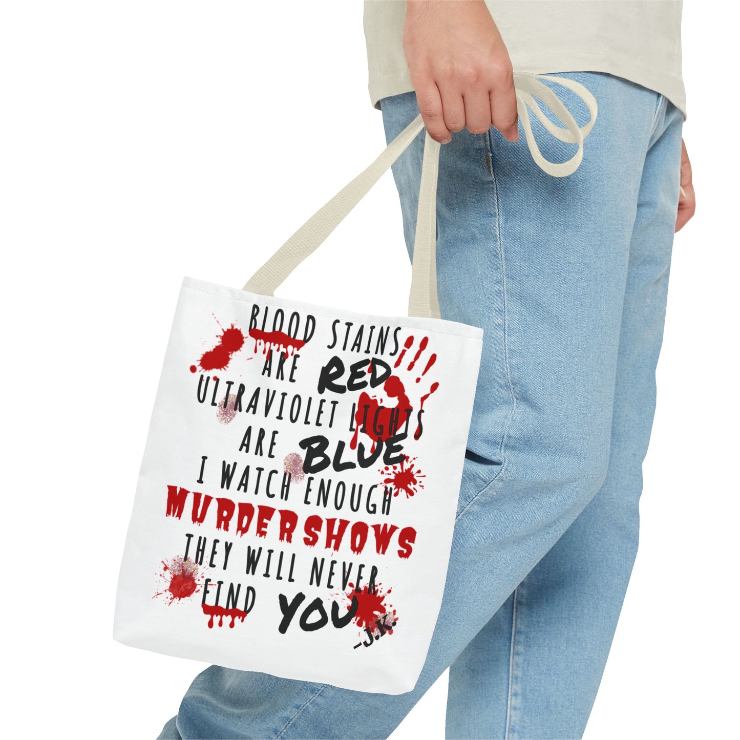 Red Blue You Tote Bag