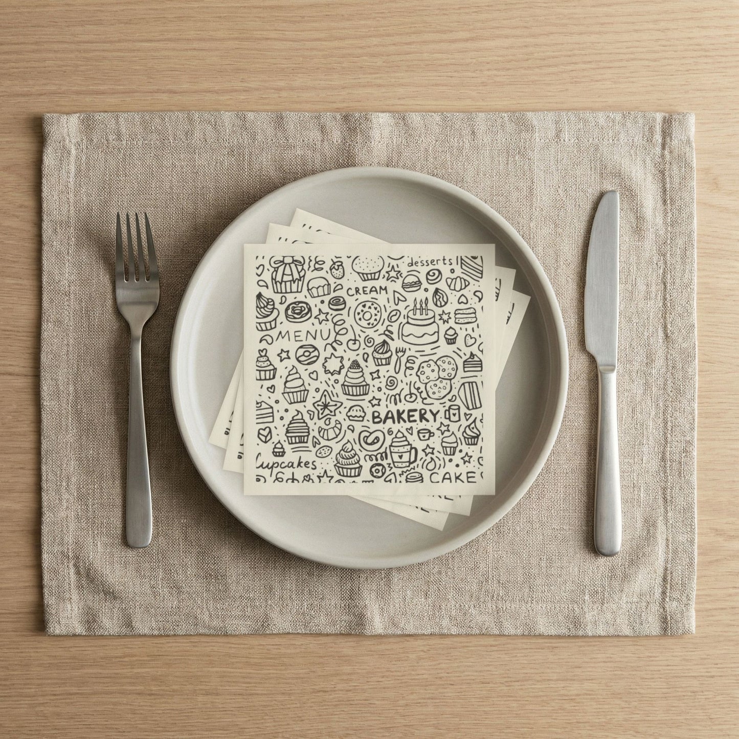 Your Photo Uncoined Napkins