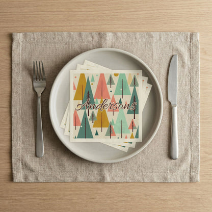 Colored Trees Name Uncoined Napkins