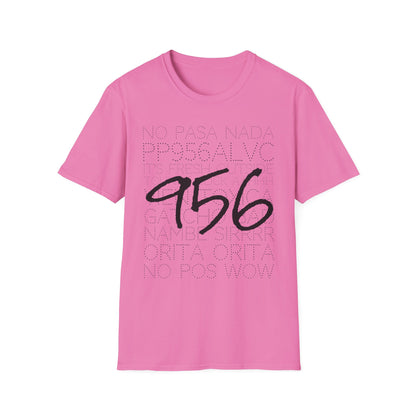 Area Code Sayings Unisex Softstyle T-Shirt