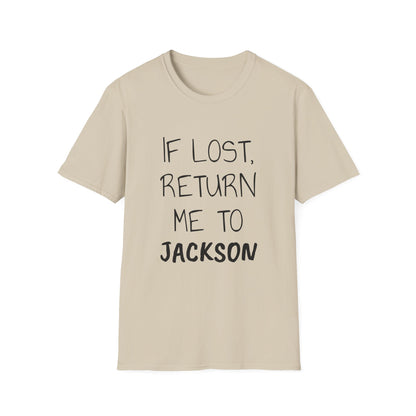 If Lost Black Font Unisex Softstyle T-Shirt