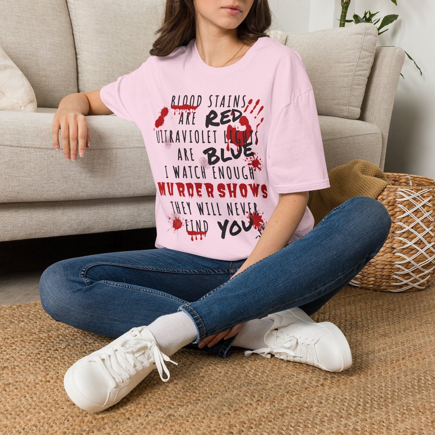 Red Blue Find You Unisex Softstyle T-Shirt