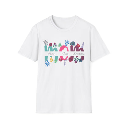 Floral Mom Unisex Softstyle T-Shirt