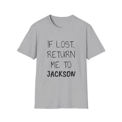 If Lost Black Font Unisex Softstyle T-Shirt