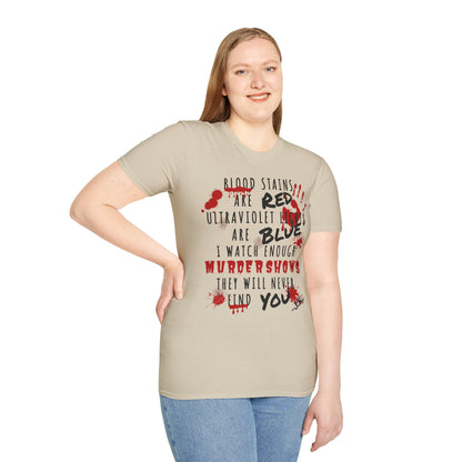 Red Blue Find You Unisex Softstyle T-Shirt